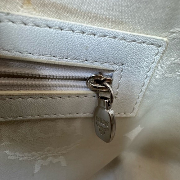 Vintage MCM Structured Drawstring Satchel - Picture 12 of 15